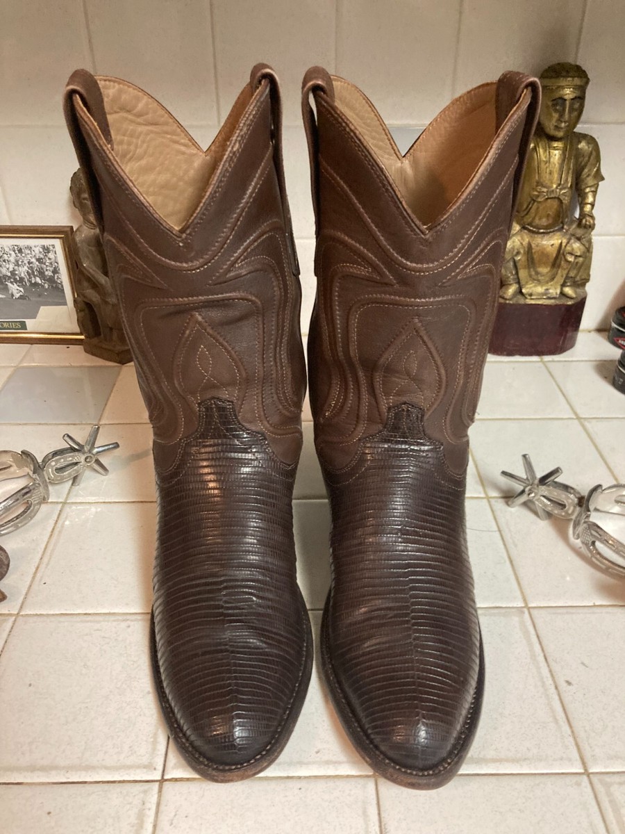 Tecovas THE NOLAN Lizard WESTERN Cowboy Leather BOOTS Men  display picture 1