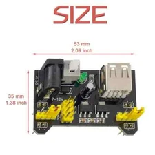 Breadboard Power Supply Module 3.3V / 5V For MB-102 & Solderless Breadboards