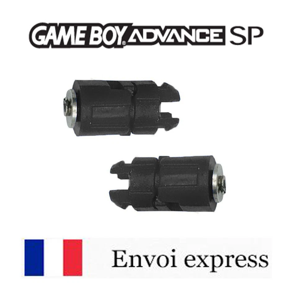 Lot de 2 charnières Gauche / Droite [Hinges left /right Gameboy Advance SP GBA]