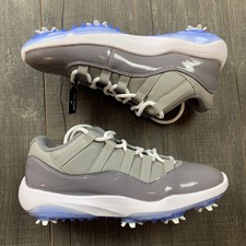 jordan 11 grey golf shoes