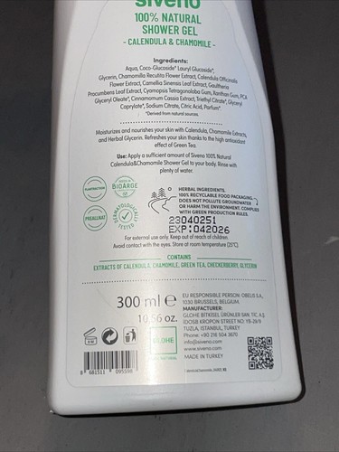 Siveno 100% Natural Shower Gel - Picture 5 of 5