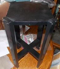 Solid Oak Black Mission Plant Stand (PS61)