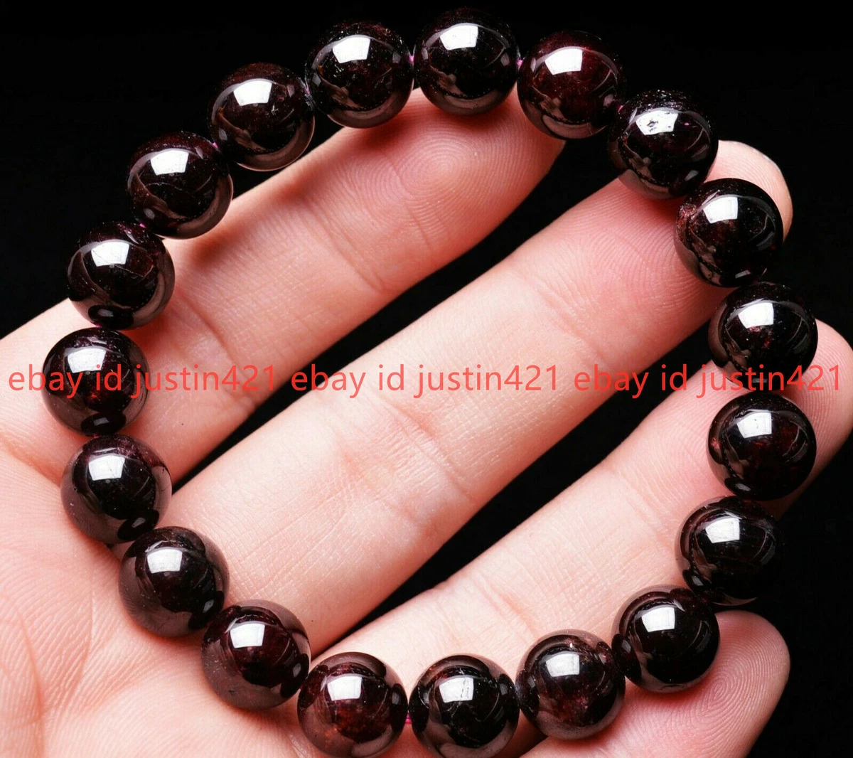 Red garnet beads clearance
