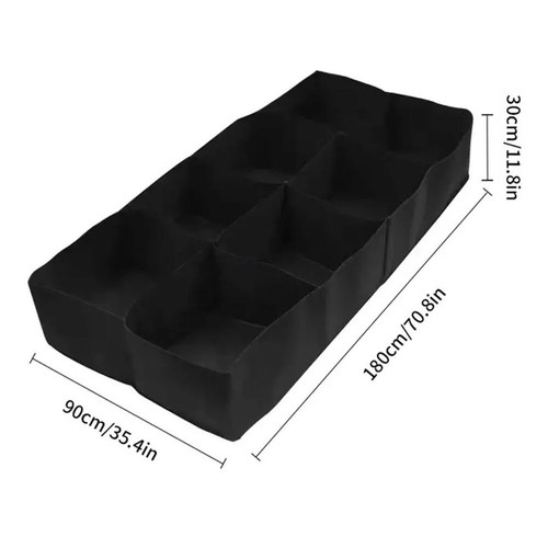 Spacious 8 Grids Design Fabric Raised Garden Bed for Easy Plant