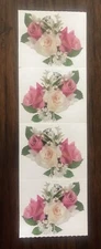 Vintage 1998 Mrs. Grossman’s Rose Nosegay Stickers