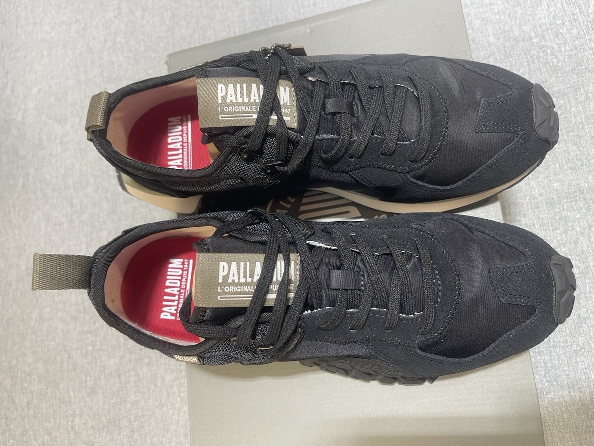 PALLADIUM Troop Runner Sneakers Size Mens 11.5 / EURO 45 New in Box MSRP $100 Palladium Troop Runner Black Sneakers Men main image 2