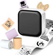 Mini Pocket Thermal Printer Wireless Bluetooth Photo Sticker Paper Inkless Print