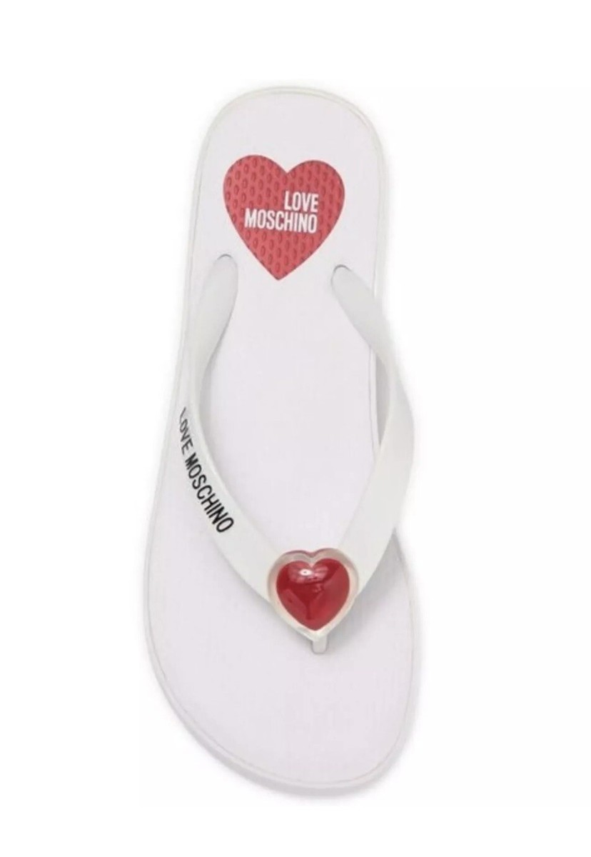NWB LOVE MOSCHINO ITALY Eva Platform Flip-Flop Sandal Size