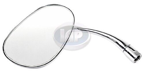 1949-1967 VW Bug LEFT Door Mirror Chrome PEAR SHAPED 113857513AT - Foto 1 di 1