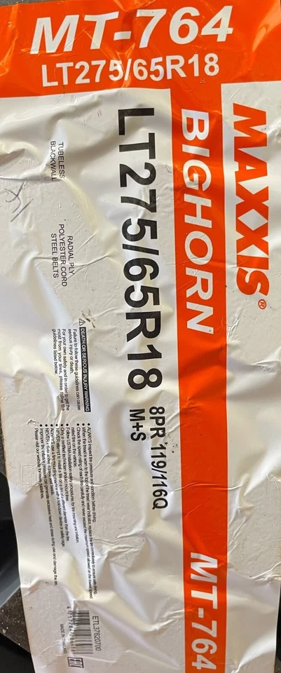 X4 275 65 18 MAXXIS BIGHORN MT-764 MUD TERRAIN 4x4 TYRE 275/65R18 119/116Q CHEAP - Image 2 of 4