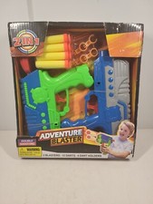 Adventure Blaster Kids Toys- 2 In1 Double Shooting Dart Guns With Darts