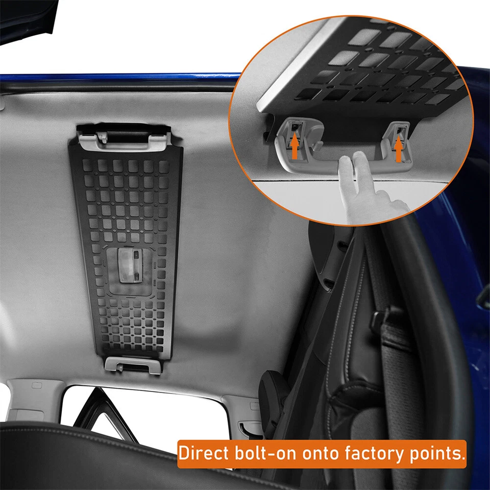 Hooke Road Rear Overhead MOLLE Storage Panel for 15-22 Chevy Colorado GMC Canyon - Изображение 3 из 4