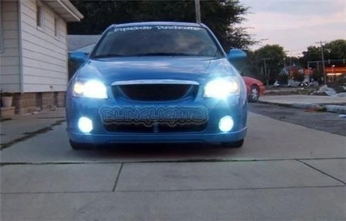 Kit de luces antiniebla LED blancas con halo para KIA Spectra Spectra5 2004-2006 Foto 2 de 4