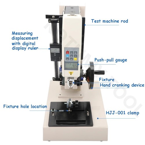 Push Pull Test Bench Digital Push-Pull Gauge Test Bench Terminal Tensile Tester Screw Test ...