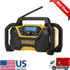 DEWALT DCR028B 20V MAX Compact Cordless Bluetooth Radio (Tool Only)