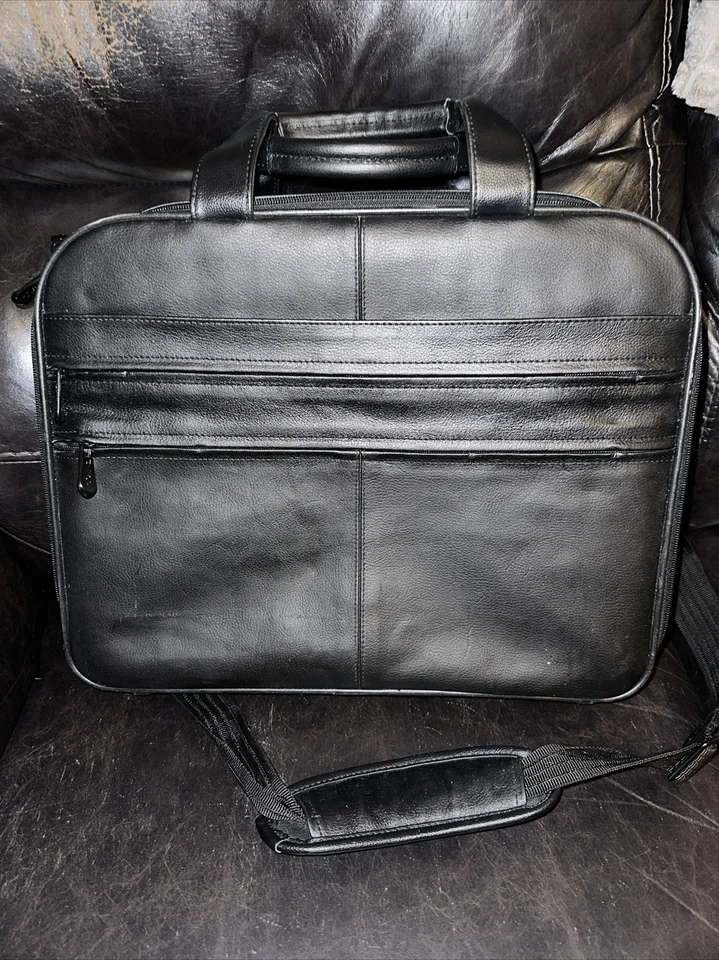 Maletín profesional Dell negro estuche acolchado para computadora portátil Foto 2 de 4