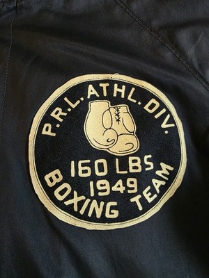 Polo Ralph Lauren Satin Reversible Boxing Jacket- New York Boxing