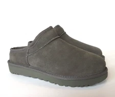 Ugg Classic Slippers (Sizes 6-10) Grey Suede UggPlush 1108193 Women NEW Slip-Ons
