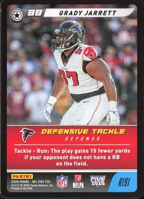2020 Panini NFL Five #R191 Grady Jarrett 