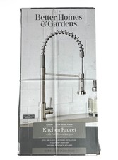 NEW Better Homes & Gardens Elmont Pull Down Kitchen Sink Faucet Satin Nickel