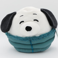Original Squishmallows Peanuts Snoopy in Winter Jacket 8" Plush 2024 w/ Tag