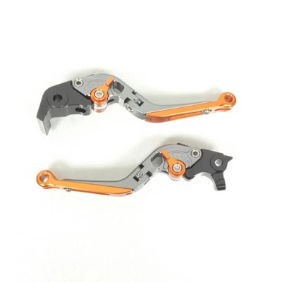 Levier frein embrayage pour moto KTM 1190 Adventure R CNC gris titane orange - Photo 1/4