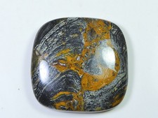 95Cts. Natural Pitersite Agate Octagon Cabochon Loose Gemstone 34X35X08MM j131