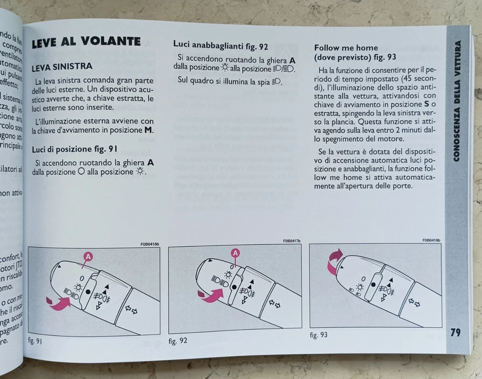 Fiat Ulysse Manuale Uso E Manutenzione 2002 / 2010 Libretto Istruzioni  - Immagine 4 di 4
