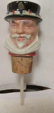 vintage porcelain  Beefeater gin bottle stopper Wade regcor Great Britain