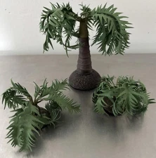 Lot of 3 Palm Trees 3” & 1” Accessory for Nativity Forma Vitrum 1994 FREE SHIP