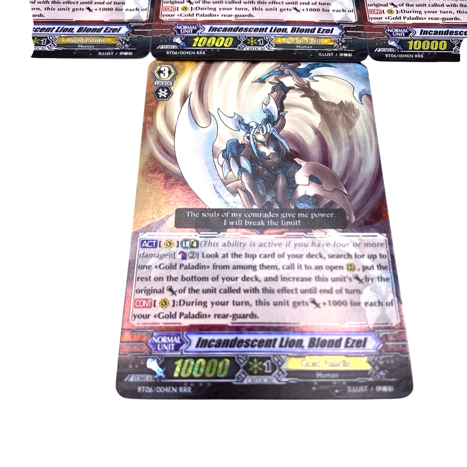 100% AUTHENTIC Incandescent Lion, Blond Ezel rrr bt06 Breaker of Limits Vanguard - Image 4 of 4