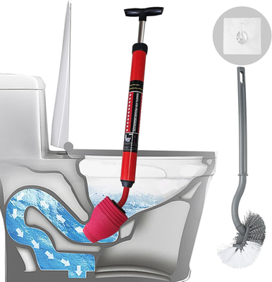 #ad Toilet Plunger High Pressure Plungers for Bathroom Toilet Brush and Plunger Se $35.68