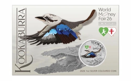 2026 Kookaburra Berlin World Money Fair 1 oz Silver Ampelmann Privy In Card NEW