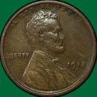 1918-D Lincoln Wheat Cent Extremely Fine XF Coin #38704