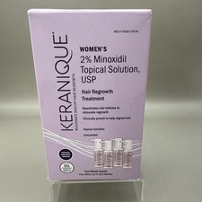 KERANIQUE Women's  Hair Regrowth Treatment  FOUR MONTH SUPPLY  4 X 60 ml 