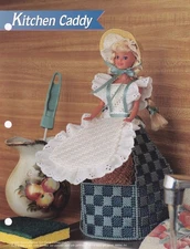 Plastic Canvas KITCHEN CADDY Fashion Doll PATTERN