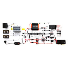 12V DC-DC & 240V Mains Hook Up & Off Grid 1000W Inverter Complete Camper Van Kit