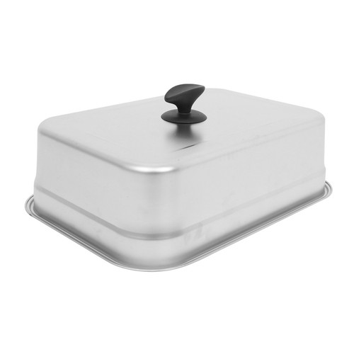 Basting Cover Melting Dome: Stainless Steel Rectangular Cheese Melt Lid for - Picture 5 of 12