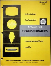 Vintage Stancor Transformers Catalog S-104 1958-59 Chicago Standard Transformer