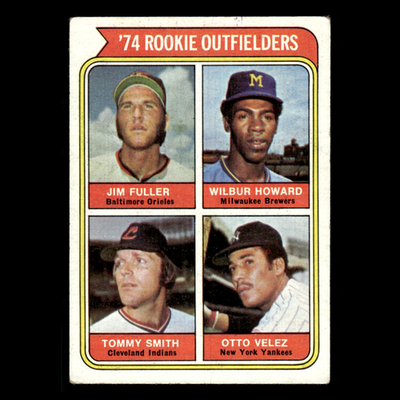 #ad Jim Fuller Wilbur Howard Tommy Smith Otto Velez Rookie #606 1974 Topps Baseball $8.00