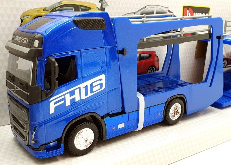 Burago 1/43 Scale #18 31463 - Volvo FH16 Multicar Carrier With Porsche GT2RS - Image 2 of 4