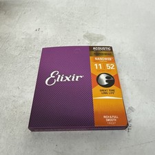 Elixir Phosphor Bronze Acoustic Guitar Strings NANOWEB Coating Custom Light Set