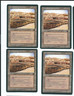 Magic MTG 4x Strip Mine FBB Italian Renaissance Playset Vintage www_MoxBeta_com