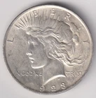 1923 P LIBERTY PEACE DOLLAR 90% SILVER PHILADELPHIA $1 US MINT