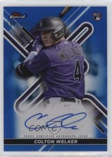 2022 Topps Finest Blue Refractor 96/150 Colton Welker #FA-CWE Auto 0eo6