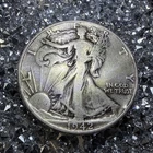 1942-P Walking Liberty Silver Half Dollar, Circulated, 90% Silver