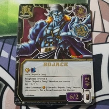 Extremely Rare Dragonball Z TCG CCG Bandai 2009 1st Edition Foil Bojack WA-208