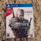 The Witcher 3 Wild Hunt (Sony Playstation 4, 2015) PS4 Complete w/ Slipcover