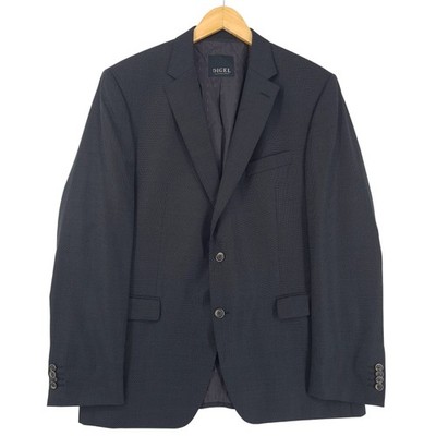Digel Blazer Jacke Schurwolle Grau Uo4 Größe EU 54 UK/US 44