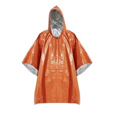 Long Thickened Raincoat with Tear Resistant Material and First Aid Kit
